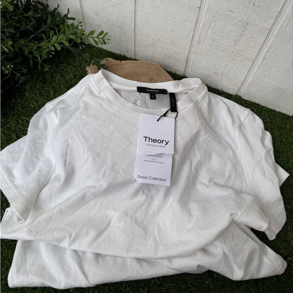 THEORY Tiny Tee in Organic Slub Cotton SIZE S new w tags retail $75 - Picture 9 of 10